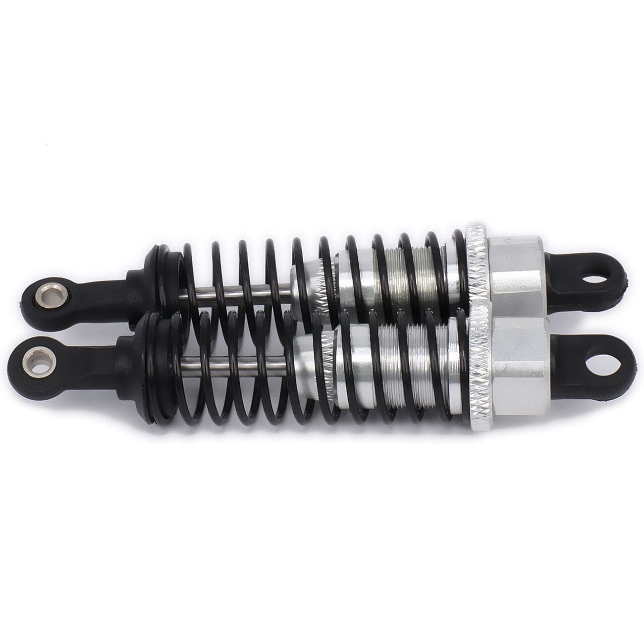 RCAWD RC CAR UPGRADE PARTS Silver RCAWD 70mm Shock Absorber Damper Oil Adjustable 2PCS For Rc Car 1/16 Model Car
