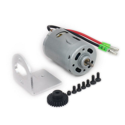 RCAWD RC CAR UPGRADE PARTS Silver RCAWD Adjustable Motor mount + 540 motor w/fan for rc hobby model car 1/18 Wltoys A959