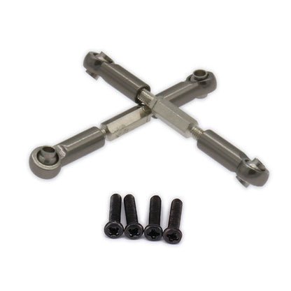 RCAWD RC CAR UPGRADE PARTS Titanium RCAWD Alloy Front/ Rear Servo Link DIDC1042 For RC Hobby 1/18 Dromida BX MT SC 4.18 2PCS