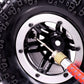 RCAWD RC CRAWLER UPGRADE PARTS RCAWD 4pcs RC 2.2 Mud Soft Sticky Crawler Tire 124mm & 2.2 Beadlock Wheel Rim