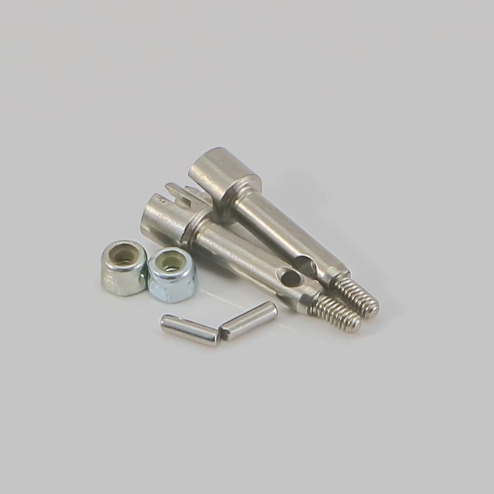 RCAWD RCAWD 1/24 Axial SCX24 Upgrades 2x Hardened stainless steel front stub axle/front wheel shaft SCX2427S