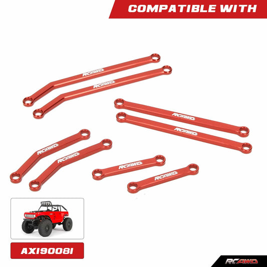 RCAWD RCAWD 1/24 Axial SCX24 Upgrades alloy 41mm 69mm 61.5mm 29.5mm full set linkage toe link tie rod SCX2545