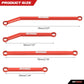 RCAWD RCAWD 1/24 Axial SCX24 Upgrades Alloy 50mm 78mm 70mm 39mm linkage toe link tie rod set SCX2547