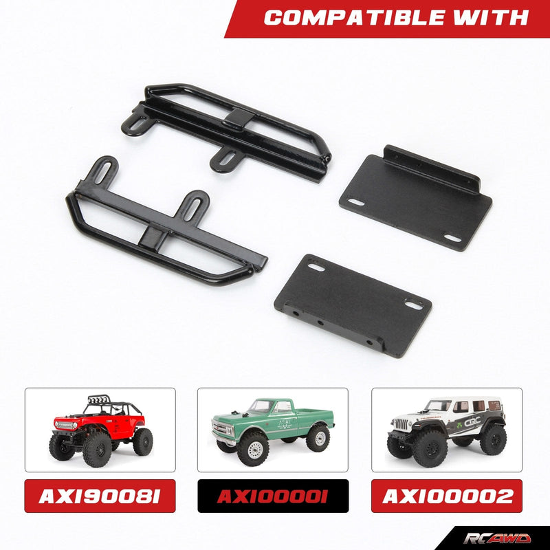 RCAWD Axial SCX24 Upgrades Side skid plate set SCX2425BL - RCAWD