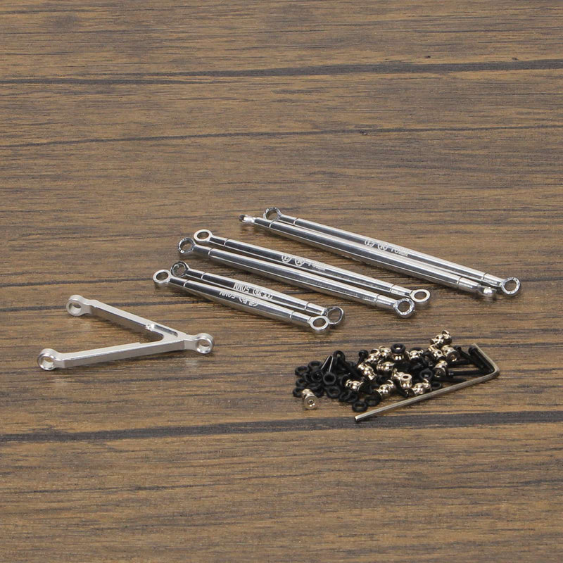 RCAWD Axial SCX24 Upgrades Alloy links linkage rod set SCX2507 - RCAWD