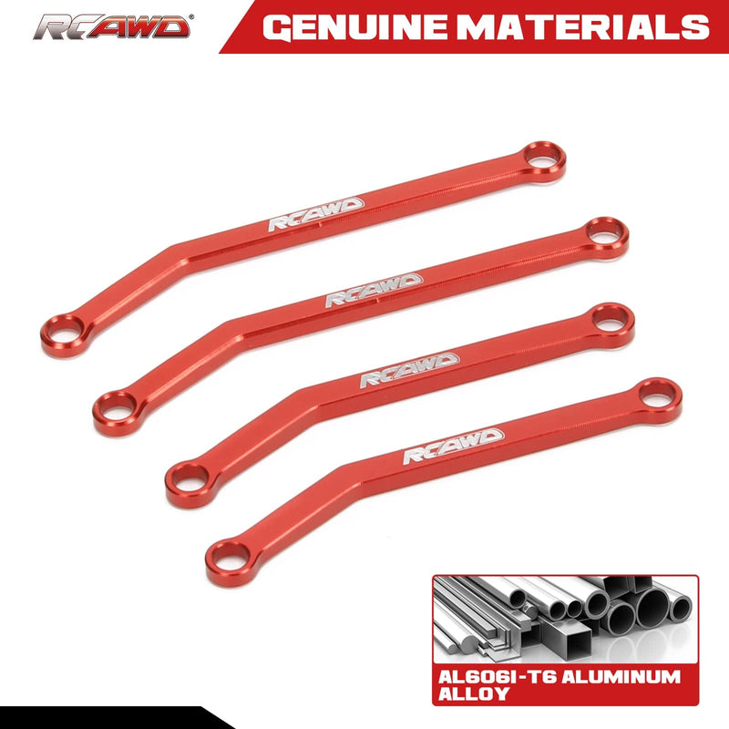 RCAWD Axial SCX24 C10 Jeep Wrangler Upgrades High clearance lower linkage toe link tie rod set SCX2543 - RCAWD