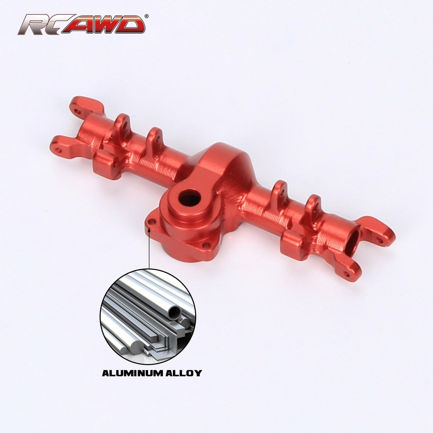 RCAWD RCAWD 1/24 Axial SCX24 Upgrades Aluminum alloy front axle housing w/o gears SCX2455