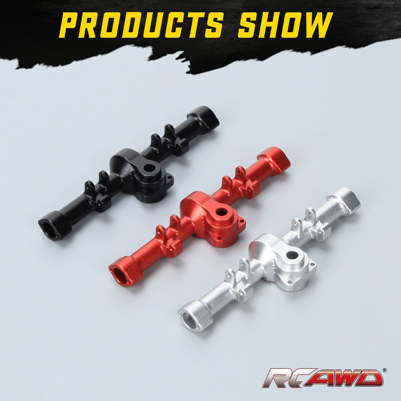RCAWD RCAWD 1/24 Axial SCX24 Upgrades Aluminum alloy rear axle housing w/o gears SCX2456