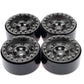 RCAWD RCAWD Aluminum beadlock 1.9 wheels for ECX 1/12 Barrage 1/18 Temper 1/10 RGT 136100 and FTX Outback crawler 4pcs