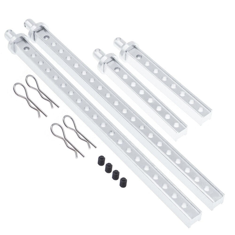 RCAWD RCAWD Aluminum body post with body clips for RGT 136100 FTX5586 outback parts 4pcs