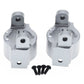 RCAWD RCAWD Aluminum C hub carrier for ECX 1/12 Barrage 1/18 Temper 1/10 RGT 136100 and FTX Outback crawler parts 2pcs