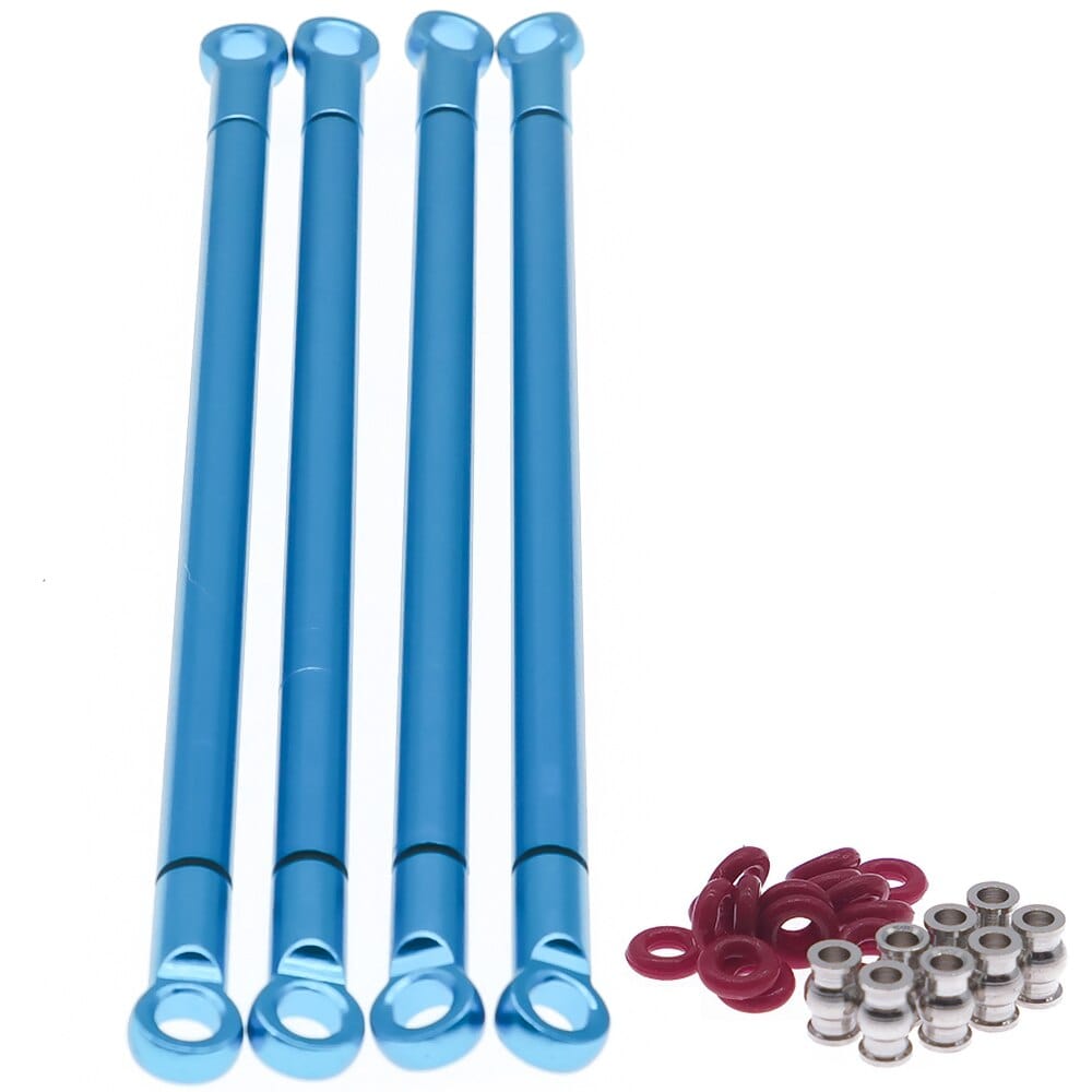 RCAWD RCAWD Aluminum side linkage for 1/10 RGT 136100 and FTX Outback crawler FTX5586 upgraded parts 4pcs