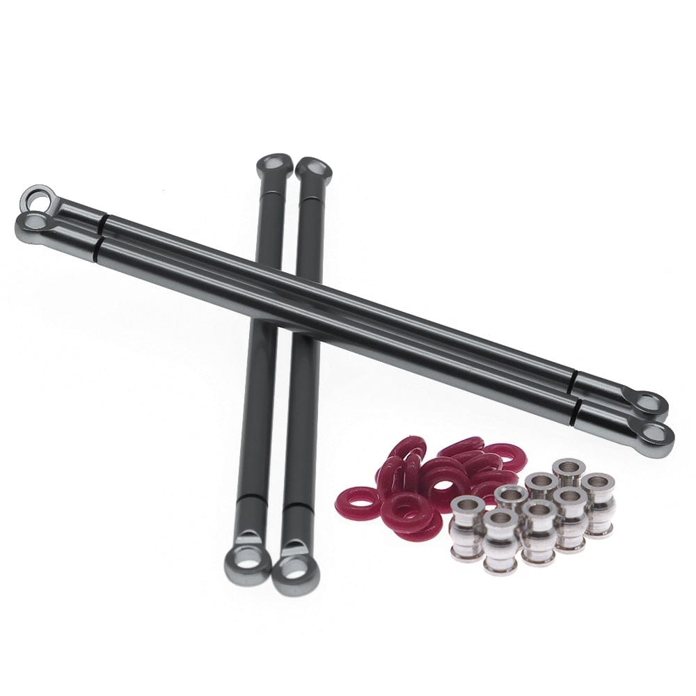 RCAWD RCAWD Aluminum side linkage for 1/10 RGT 136100 and FTX Outback crawler FTX5586 upgraded parts 4pcs