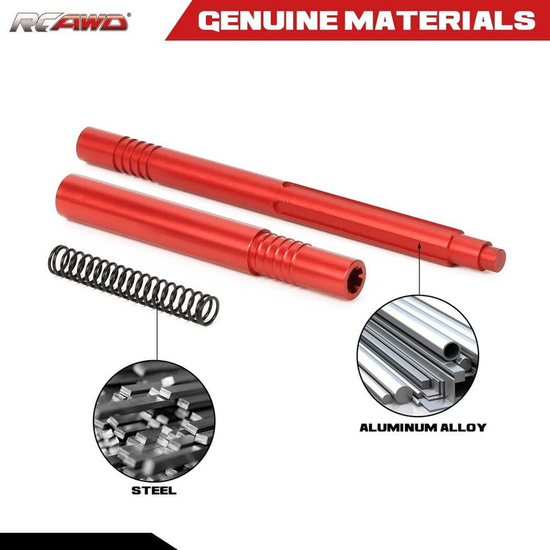 RCAWD arrma 3s&mega upgrades parts Aluminium center slider drive shaft ARAC3955 - RCAWD