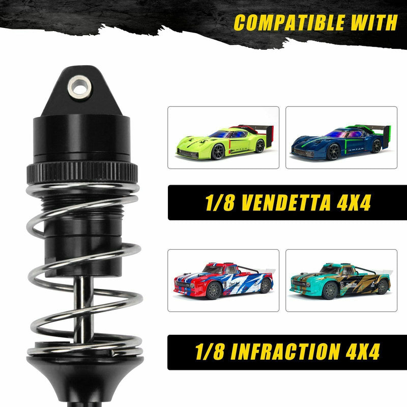 RCAWD ARRMA Infraction Vendetta 3S upgrades Full Metal Shocks ARA330701 - RCAWD