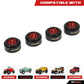 RCAWD RCAWD Axial SCX24 upgrades alloy 26g 1” beadlock wheel rim 26*13mm glue free with brass counterweight ring SCX253