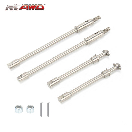 RCAWD RCAWD Axial SCX24 Upgrades Hardened front axle shaft&rear center driver SCX2431S