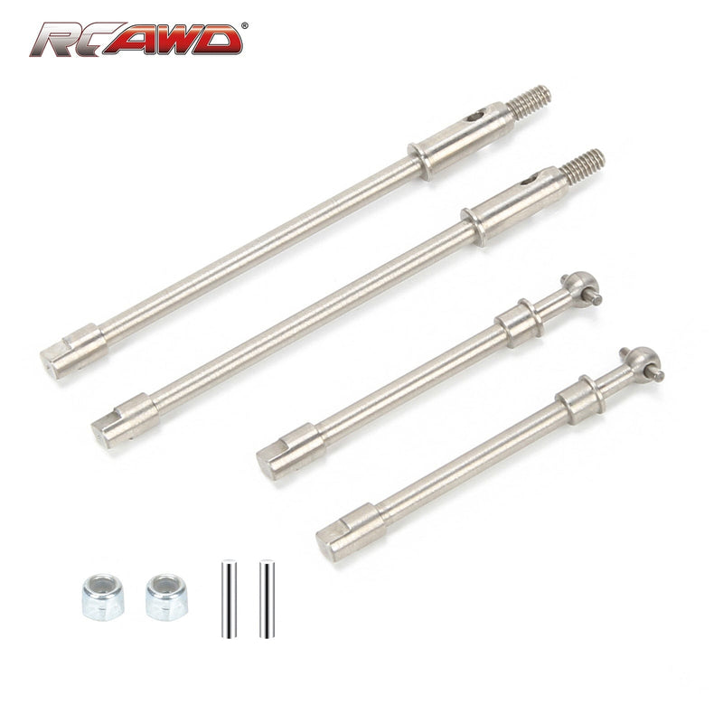 RCAWD Axial SCX24 Upgrades Hardened front axle shaft&rear center driver SCX2431S - RCAWD