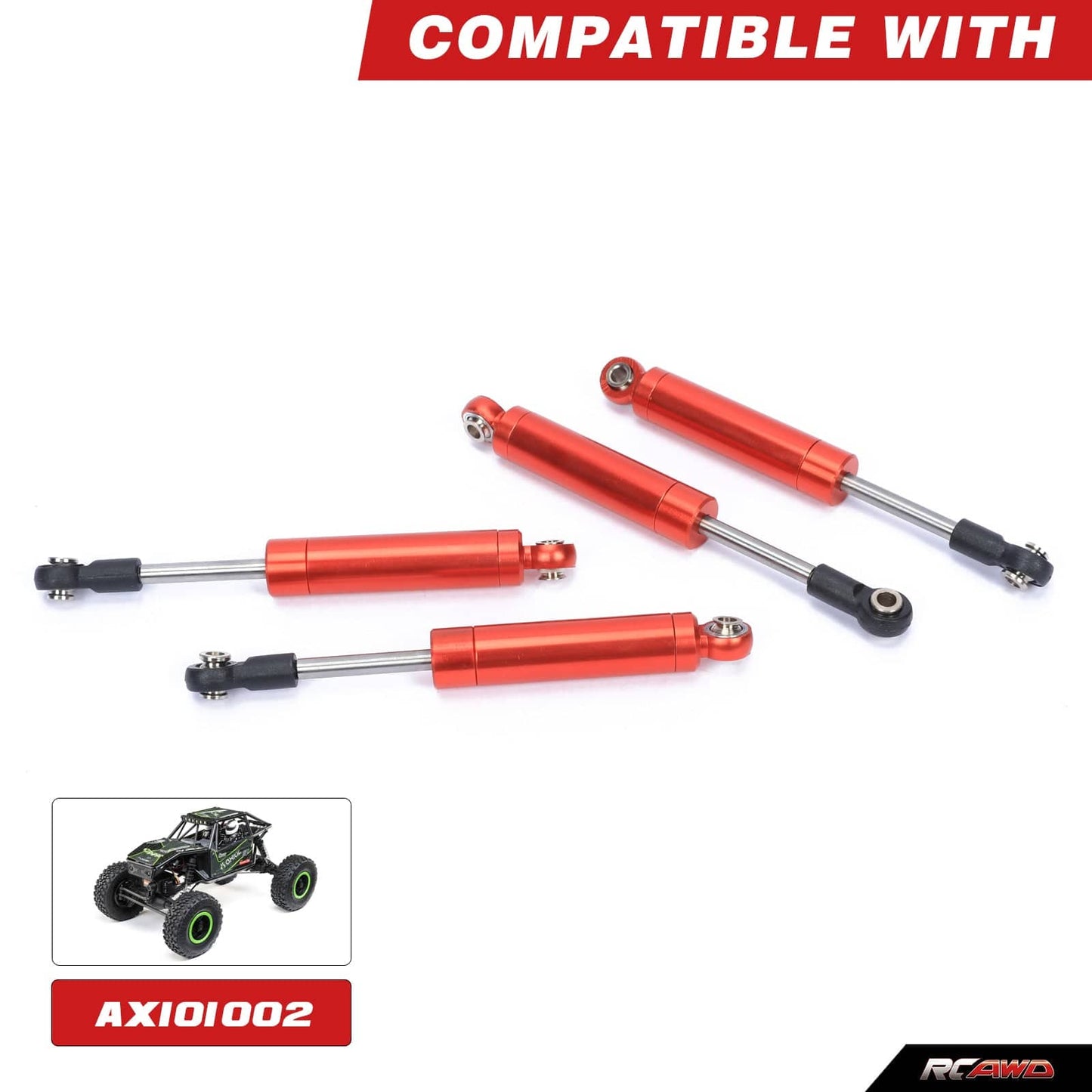 RCAWD RCAWD Axial UTB18 Capra upgrades Aluminum front/rear built in spring shock absorber damper oil filled type AXI213000
