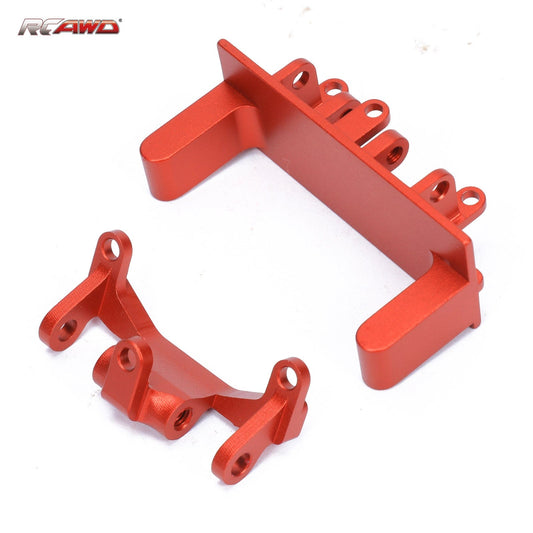 RCAWD RCAWD Axial UTB18 Capra upgrades Aluminum front servo linkage mount plate rear linkage mount plate AXI212009