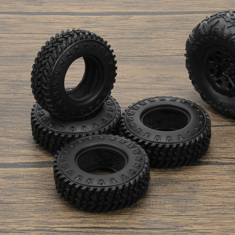 RCAWD 4pcs 58*22mm Rubber Tire for FMS FCX24 crawlers - RCAWD
