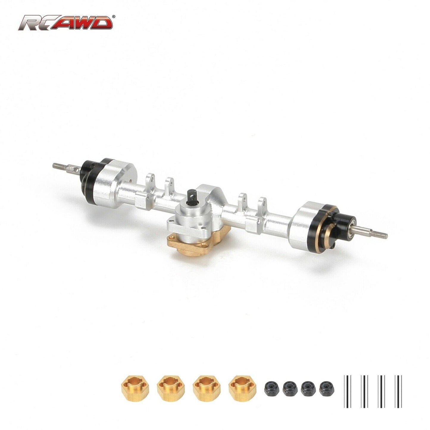 RCAWD RCAWD full metal rear portal axle for 1/24  Axial SCX24 crawlers