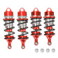 RCAWD Red Arrma Felony Infraction Limitless 6S BLX Front Rear Shocks ARA330627