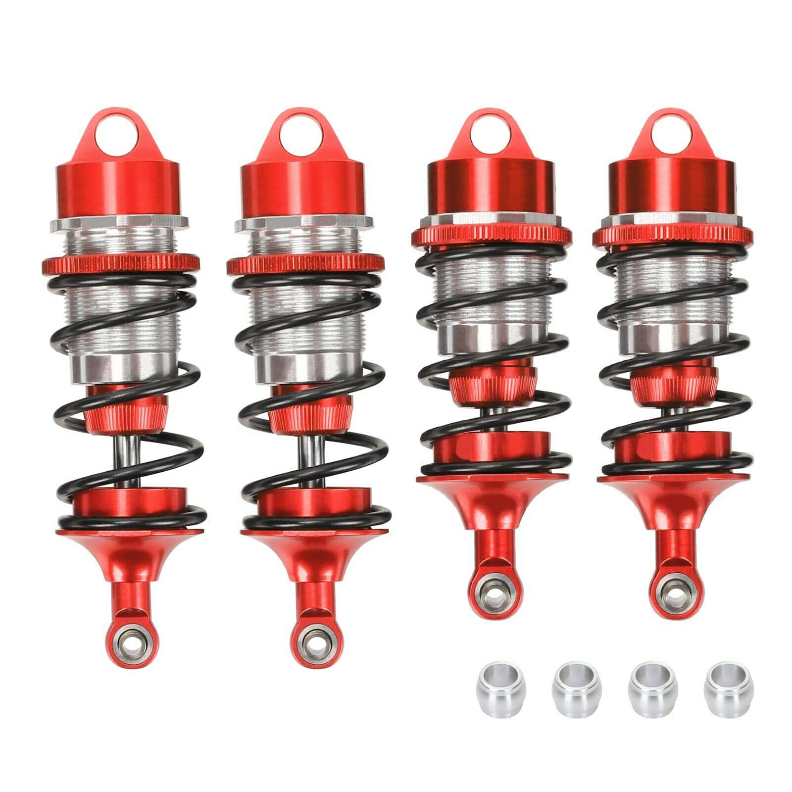 RCAWD Red Arrma Felony Infraction Limitless 6S BLX Front Rear Shocks ARA330627