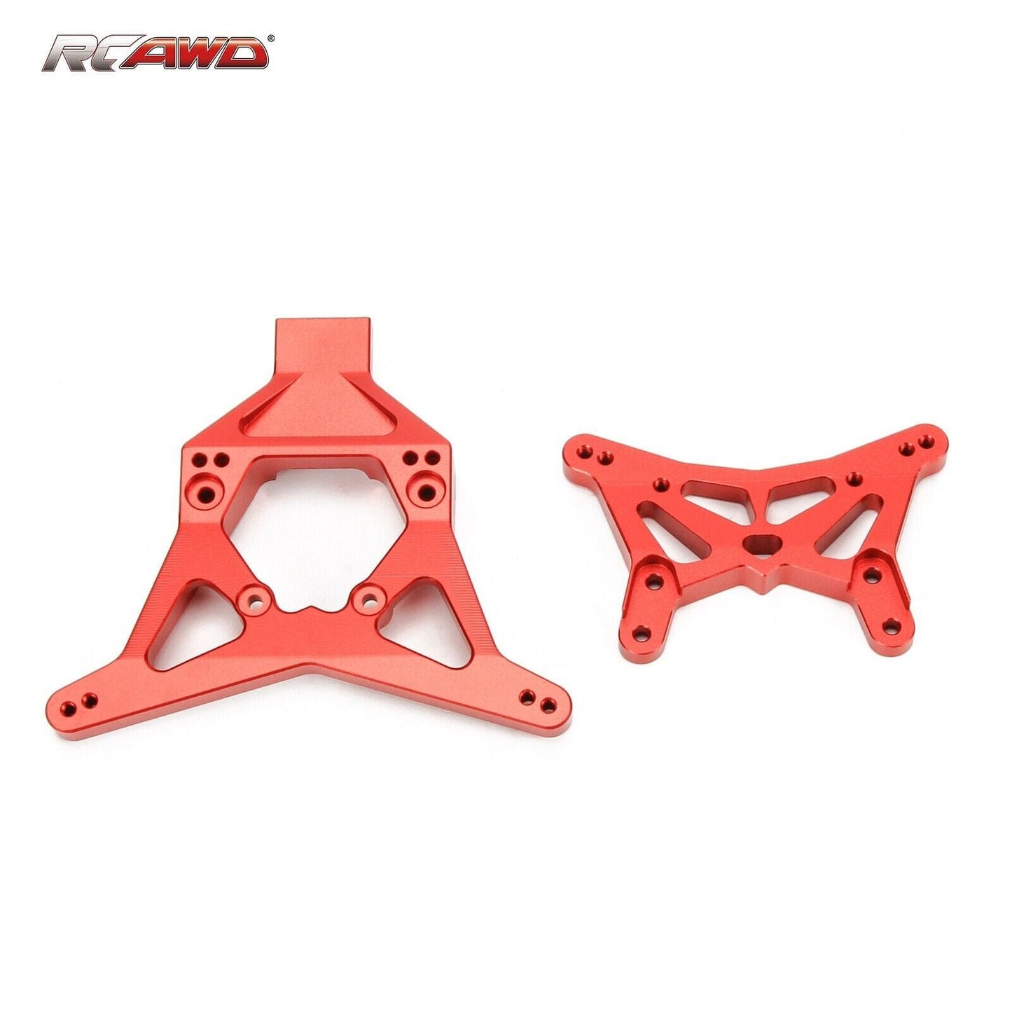 RCAWD Red Losi 22S Shock Tower Set LOS234028-RCAWD
