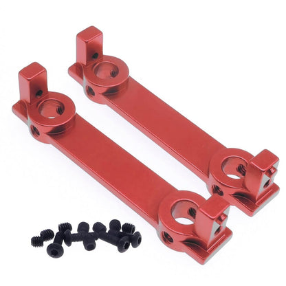 RCAWD Red RCAWD Aluminum front and rear bumper mounts for 1/10 RGT 86100 86110 FTX5579 Outback Fury crawler part 2pcs