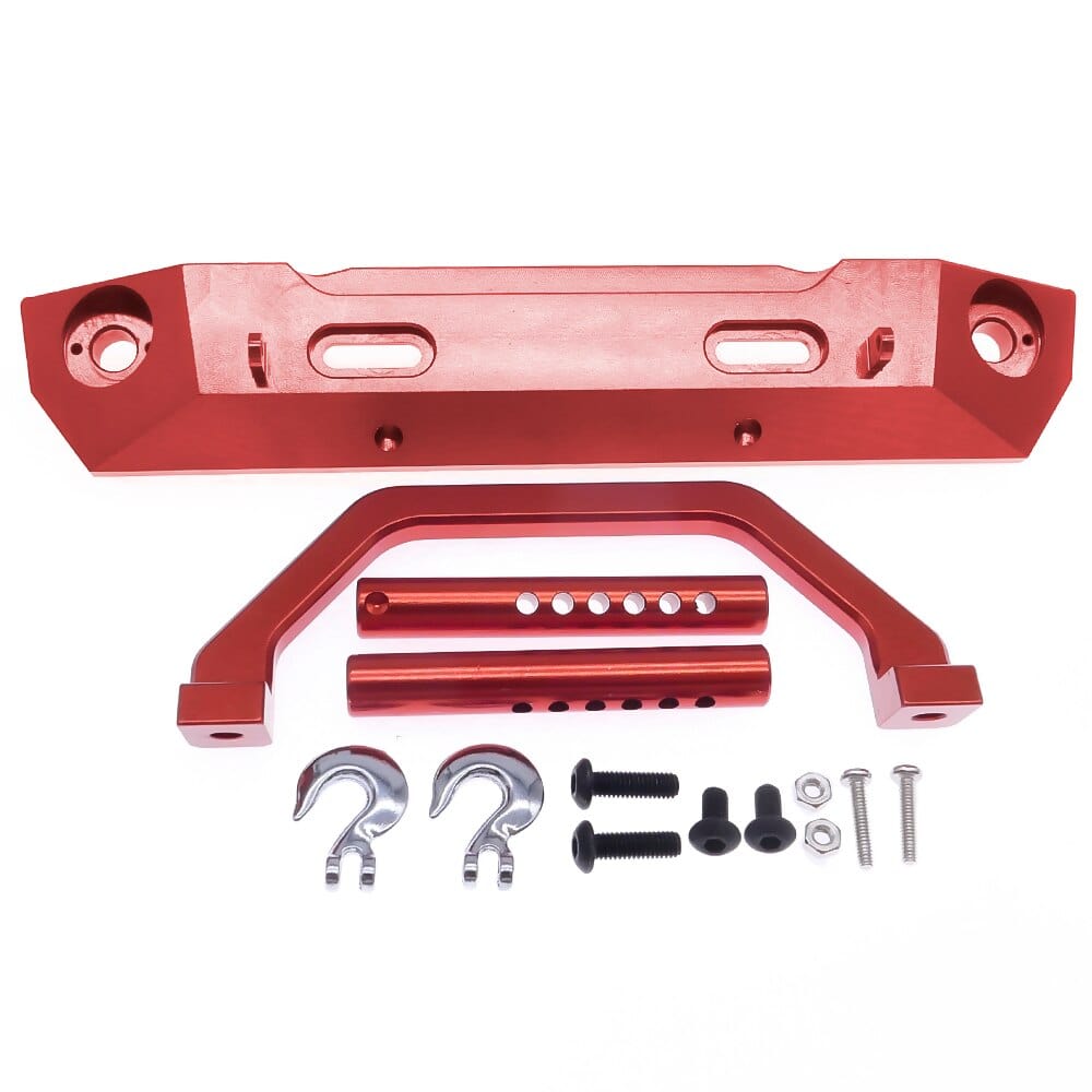 RCAWD Red RCAWD Aluminum front bumper for 1/10 RGT 86100 86110 FTX5579 Outback Fury crawler part