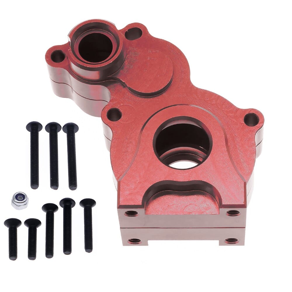 RCAWD Red RCAWD Aluminum gear cover gear box gear housing for 1/10 RGT 86100 86110 FTX5579 Outback Fury crawler part