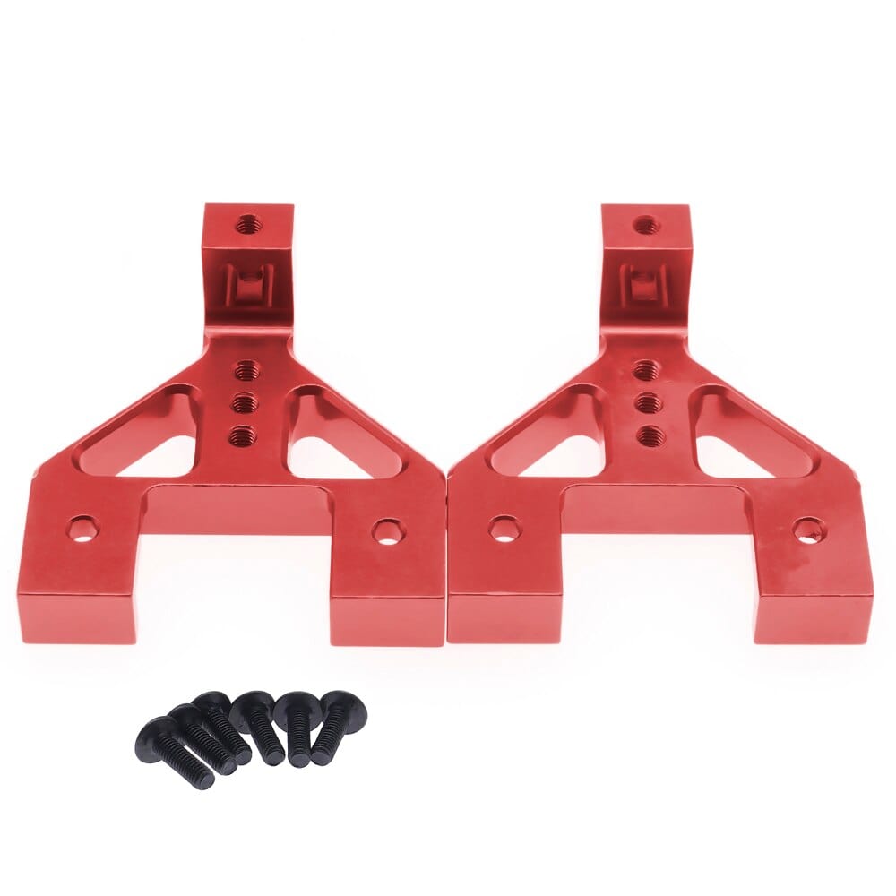 RCAWD Red RCAWD Aluminum shock tower for ECX 1/12 Barrage 1/18 Temper 1/10 RGT 136100 and FTX Outback crawler parts 2pcs