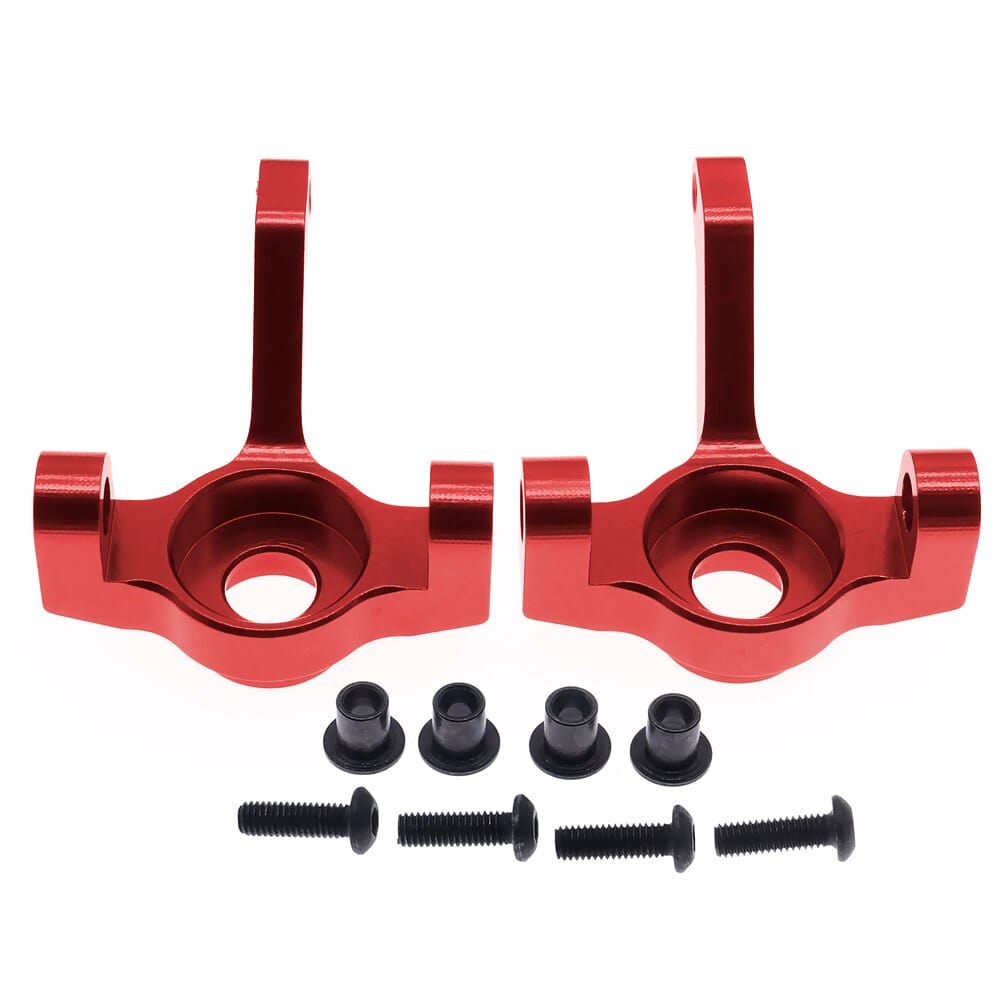 RCAWD Red RCAWD Aluminum steering hub carrier for 1/10 RGT 86100 86110 FTX5579 Outback Fury crawler part 2pcs