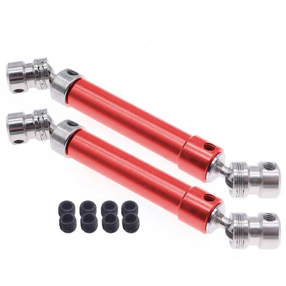 RCAWD Red RCAWD center CVD drive shaft set hex core for 1/10 RGT 86100 86110 FTX5579 Outback Fury crawler parts 2pcs