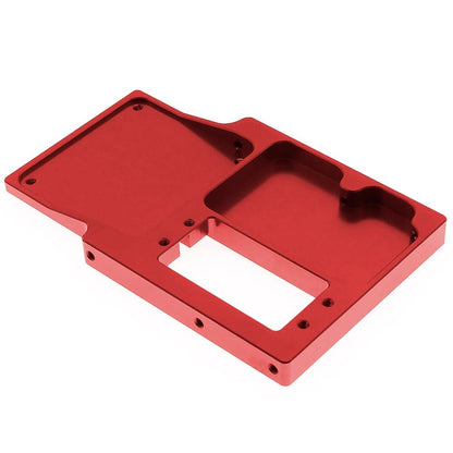 RCAWD Red Servo/ESC mount tray plate for 1/10 RGT 86100 86110 FTX5579 Outback Fury crawler parts