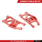 RCAWD Red Traxxas Maxx Lower Suspension Arm A-arm 8999 -RCAWD