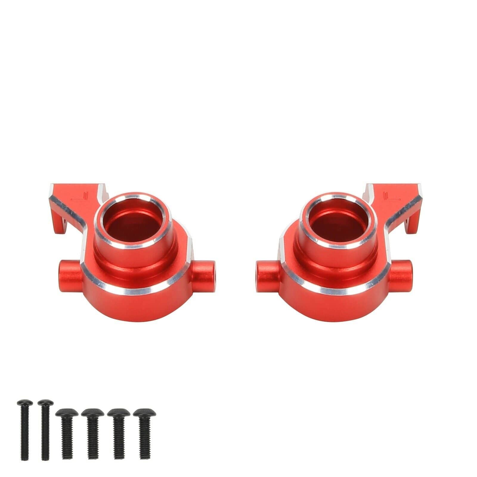 RCAWD Red Traxxas Maxx Steering blocks left & right 8937 RCAWD