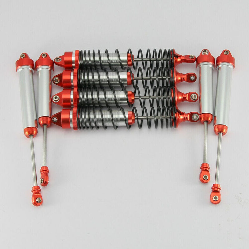 RCAWD Red Traxxas UDR Unlimited Desert Racer Front Rear Shocks Absorber Set 8450 - RCAWD