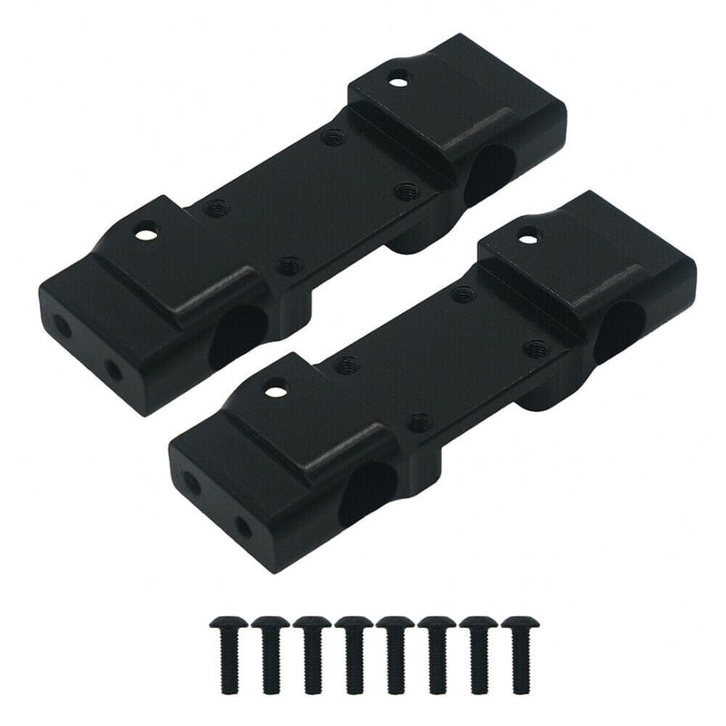 RCAWD REDCAT UPGRADE PARTS Black RCAWD alloy front rear bumper mount for 1/10 Redcat Gen8 crawler 2pcs