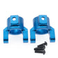 RCAWD REDCAT UPGRADE PARTS Blue RCAWD Alloy Caster Mount 18006 For RC Car RedCat 1/10 Everest Gen7 Pro/Sport 2pcs