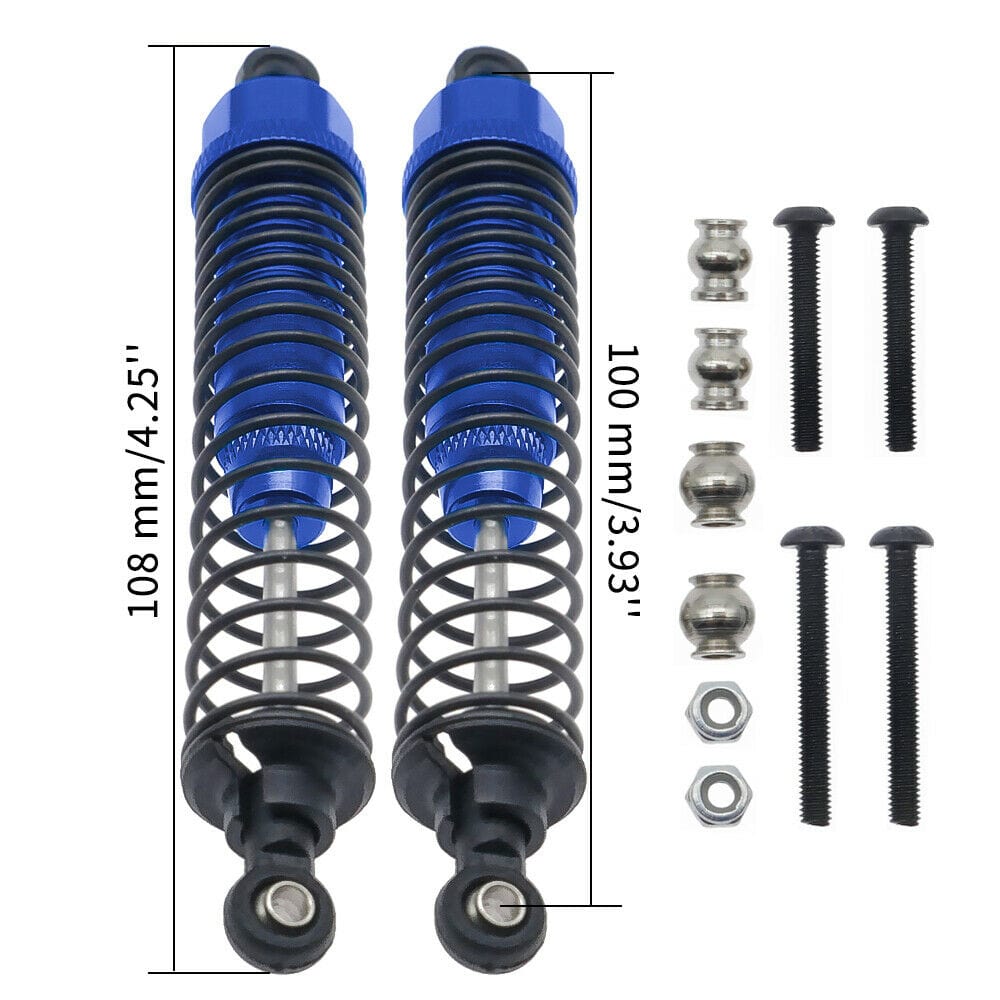 RCAWD REDCAT UPGRADE PARTS Dark Blue RCAWD Alloy RC Shock Absorber 13850 For RC RedCat 1/10 Everest Gen7 Pro/Sport oil filled type