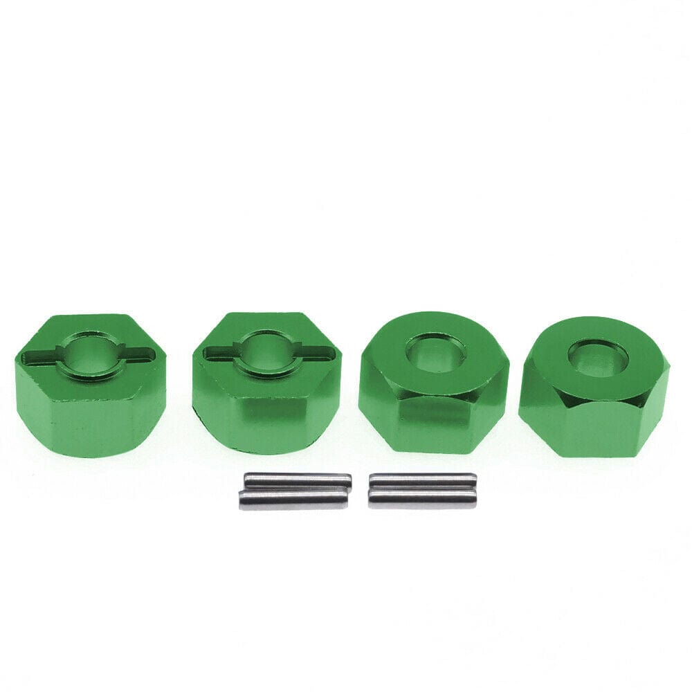 RCAWD REDCAT UPGRADE PARTS Green RCAWD Wheel Hex Hub Adaptor 180017 for RedCat 1/10 Everest Gen7 Pro/Sport 4PCS