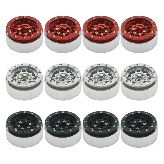 RCAWD REDCAT UPGRADE PARTS RCAWD 4PCS AL-alloy whelel beadlock 1.9 wheels for 1/10 Redcat Gen8 crawler