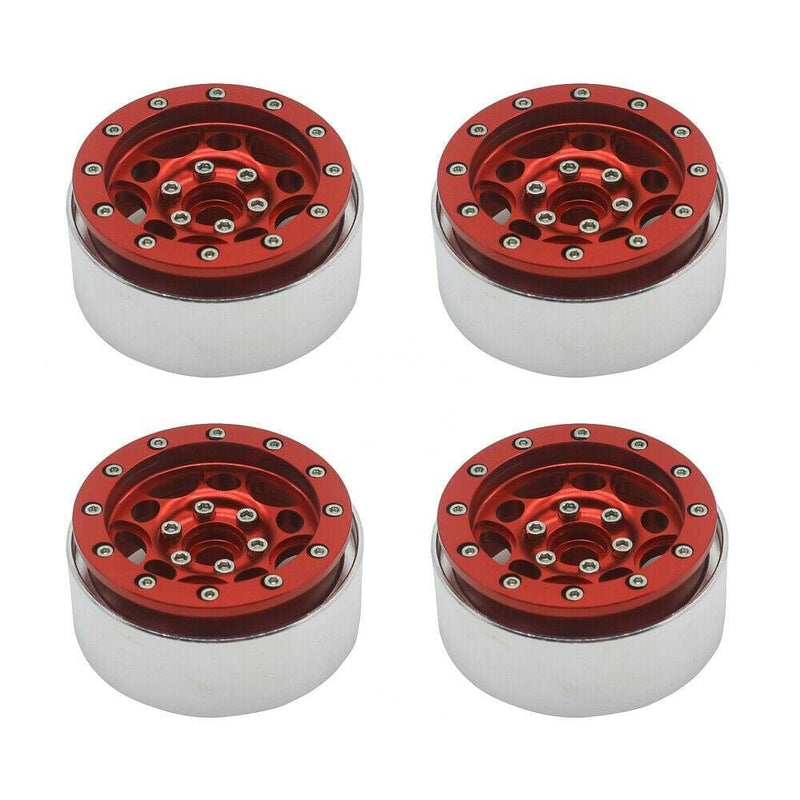 RCAWD REDCAT UPGRADE PARTS RCAWD 4PCS AL-alloy whelel beadlock 1.9 wheels for 1/10 Redcat Gen8 crawler