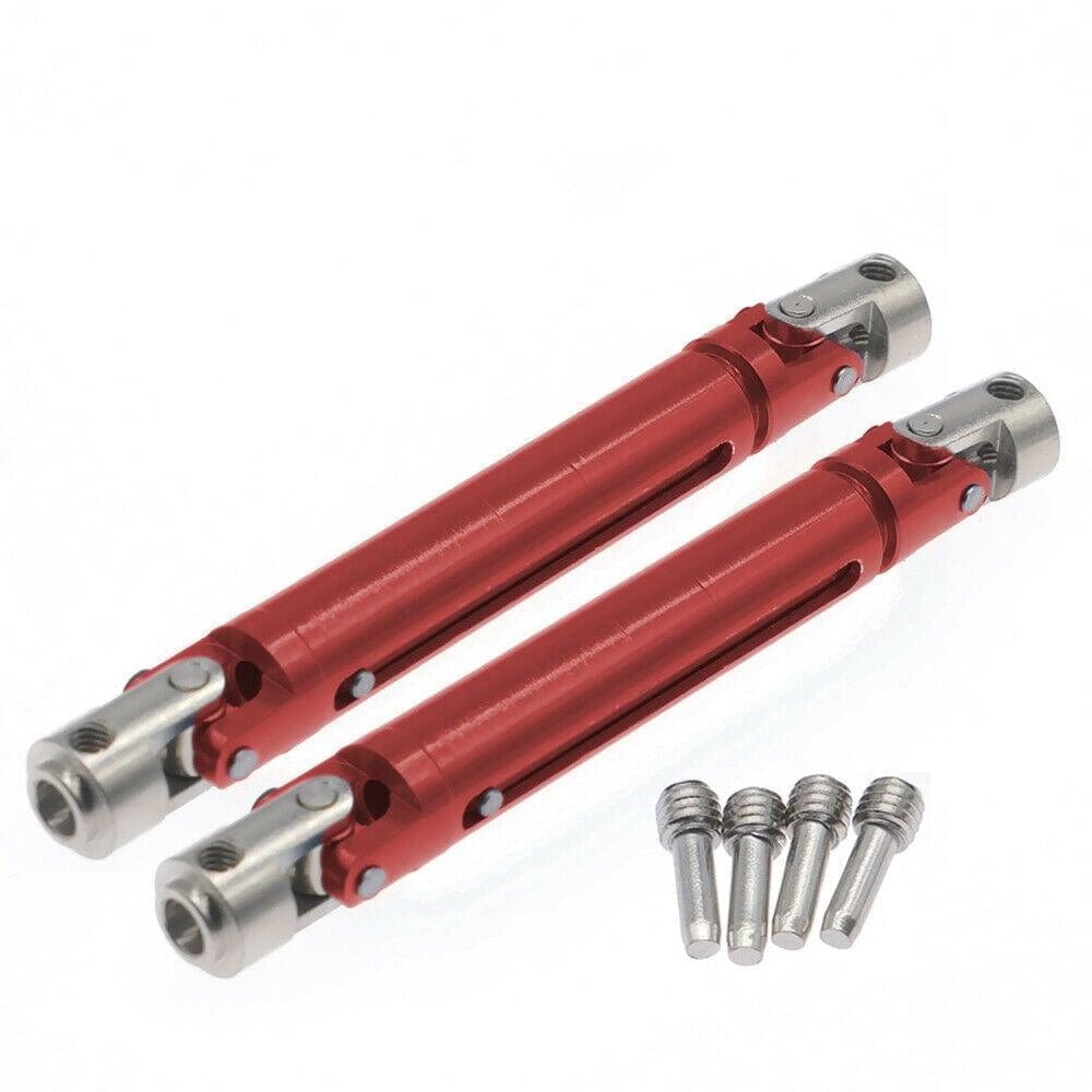 RCAWD REDCAT UPGRADE PARTS Red RCAWD Alloy Center Drive Shaft 13819 For RC Car RedCat 1/10 Everest Gen7 Pro/Sport 2PCS
