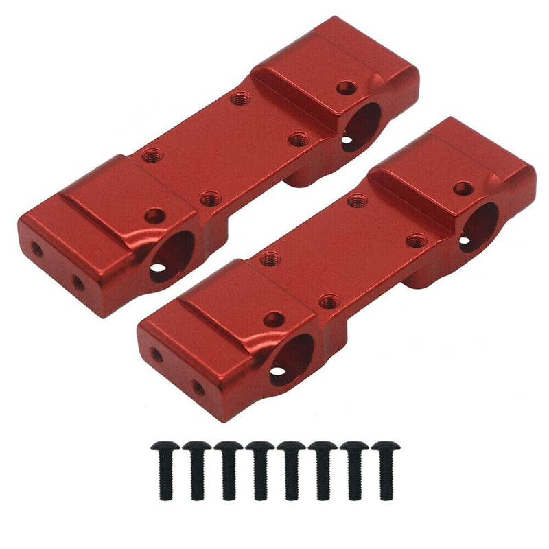 RCAWD REDCAT UPGRADE PARTS Red RCAWD alloy front rear bumper mount for 1/10 Redcat Gen8 crawler 2pcs