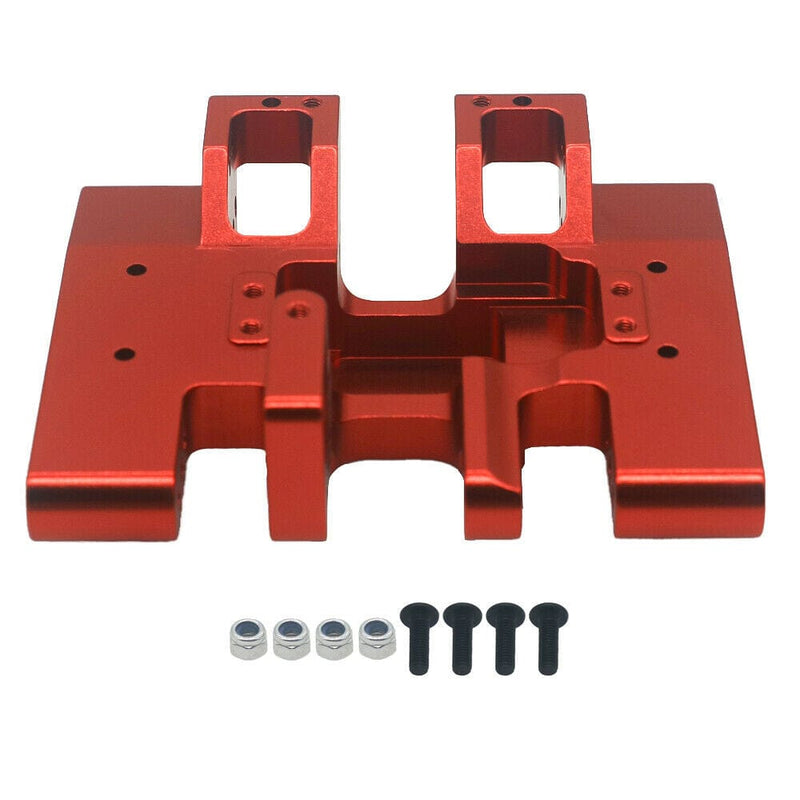 RCAWD REDCAT UPGRADE PARTS Red RCAWD alloy skid plate center gear box mount For Redcat Gen8 Scout II Crawler