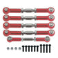 RCAWD REDCAT UPGRADE PARTS Red RCAWD alloy turnbuckles set for rc car RedCat Blackout SC XTE XBE BSD Racing