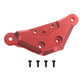 RCAWD REDCAT UPGRADE PARTS Red RCAWD front case radio plate for 1/10 RedCat BlackoutSC XTE XBE BSD Racing